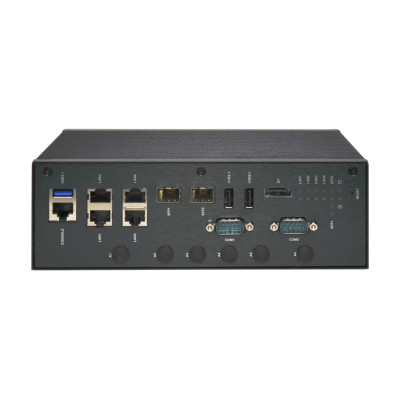 Lanner ICS-P375 Security Appliance, Intel Atom X7000RE Series, 24/48VDC input, 4x 2.5 GbE RJ45, SFP
